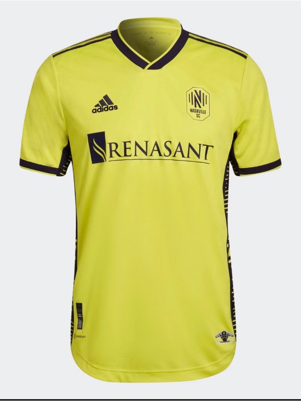 NWT adidas Nashville SC 22/23 Authentic Men's HOME Jersey MSRP $130 Sz L